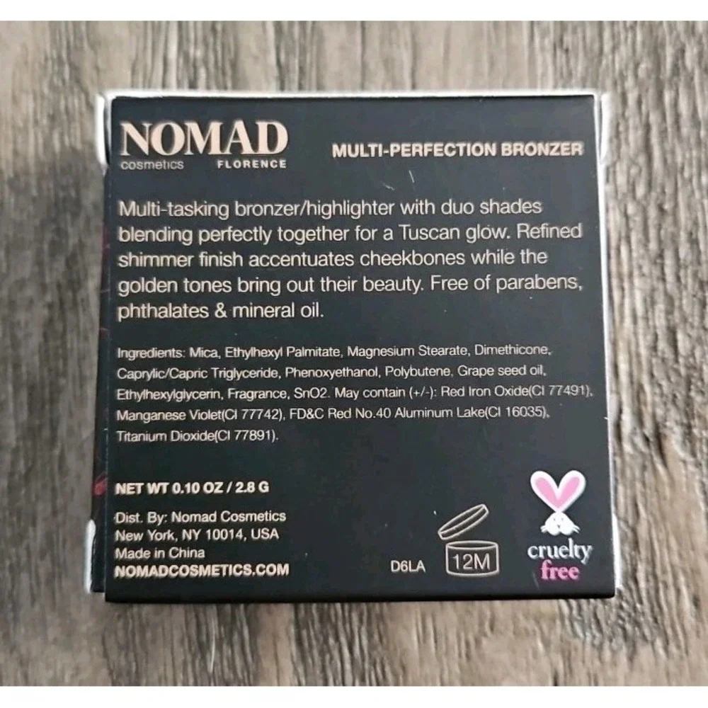 New In Box - Nomad Cosmetics Firenze Principessa Multi-Perfection Bronzer 2.8g